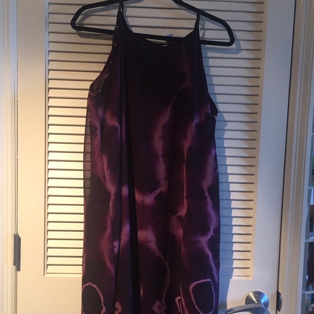 💜💜Tie dyed effect polyester dress💜💜